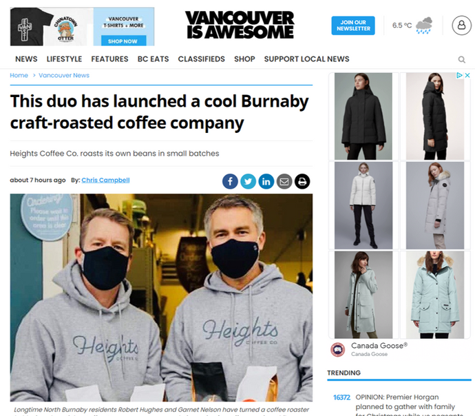 MEDIA: Vancouver is Awesome & Burnabynow