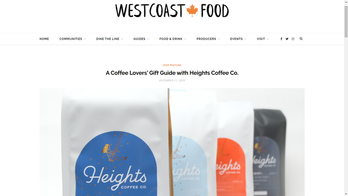 WESTCOASTFOOD.CA  Features Heights Coffee Co.